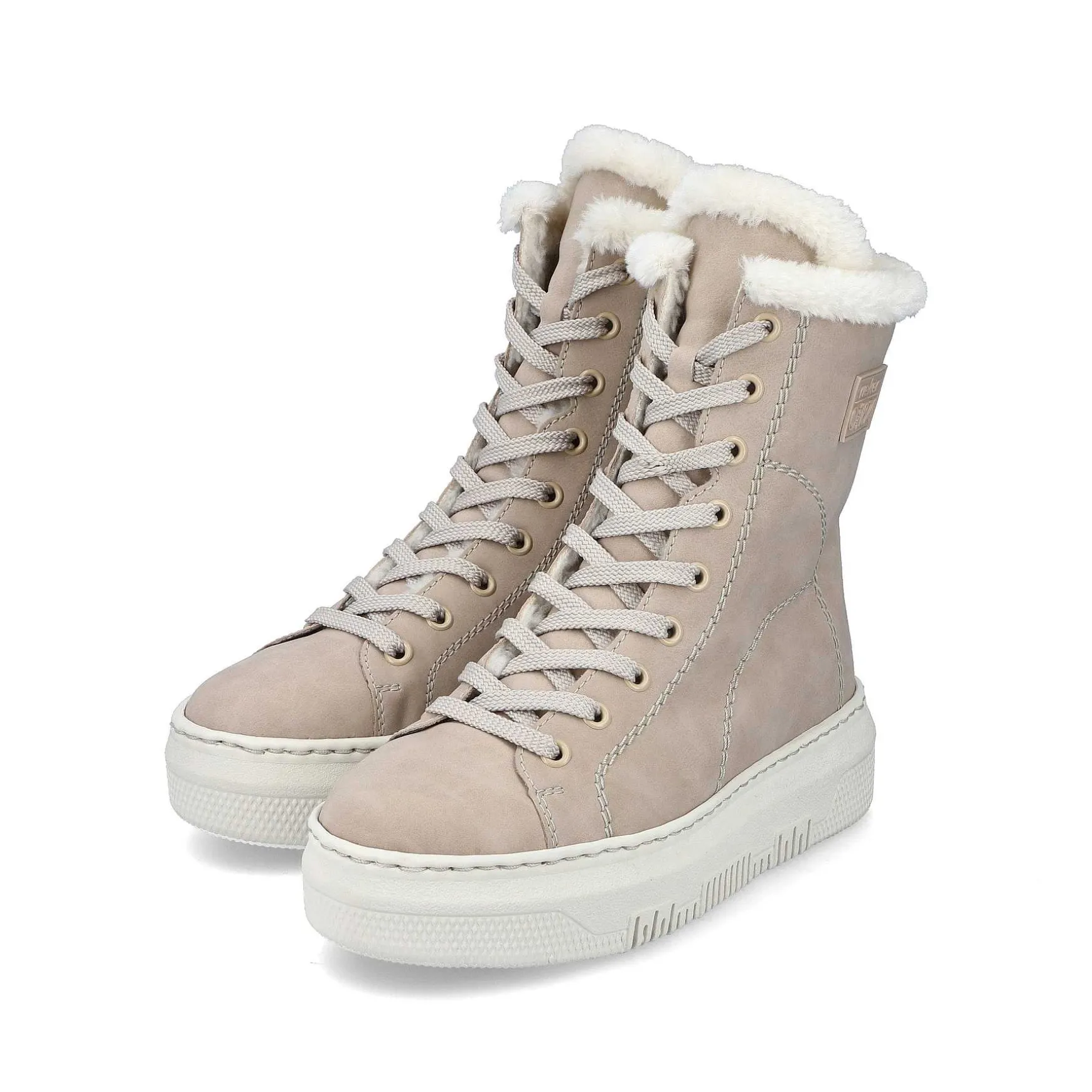 Rieker Women'S Corded Boots Champagne