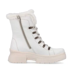 Rieker Women'S Corded Boots Frost White
