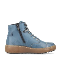 Rieker Women'S Corded Boots Sky Blue