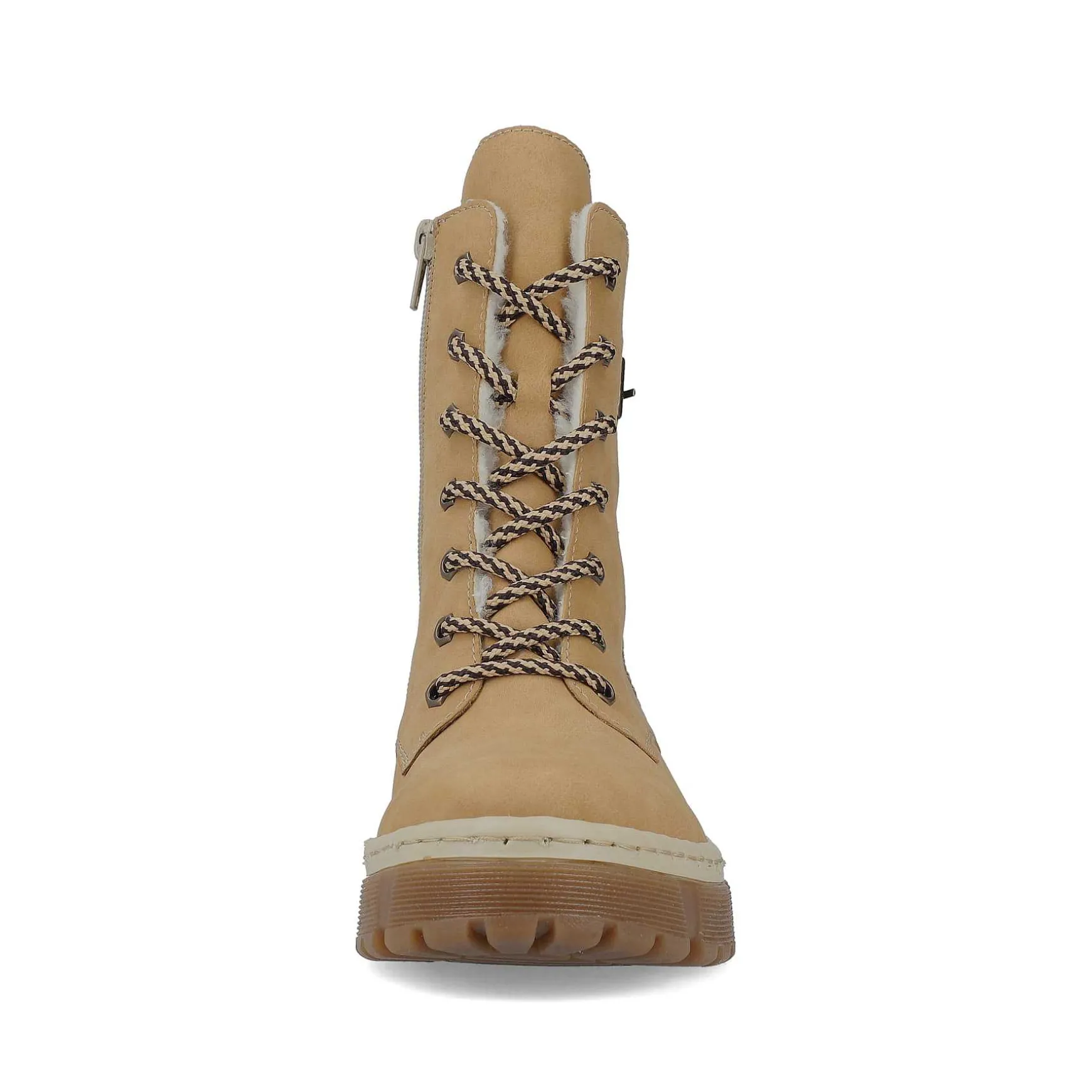 Rieker Women'S Corded Boots Camel Brown