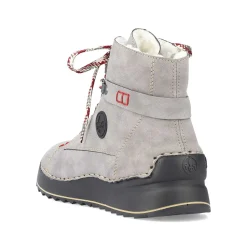 Rieker Women'S Corded Boots Moon Grey