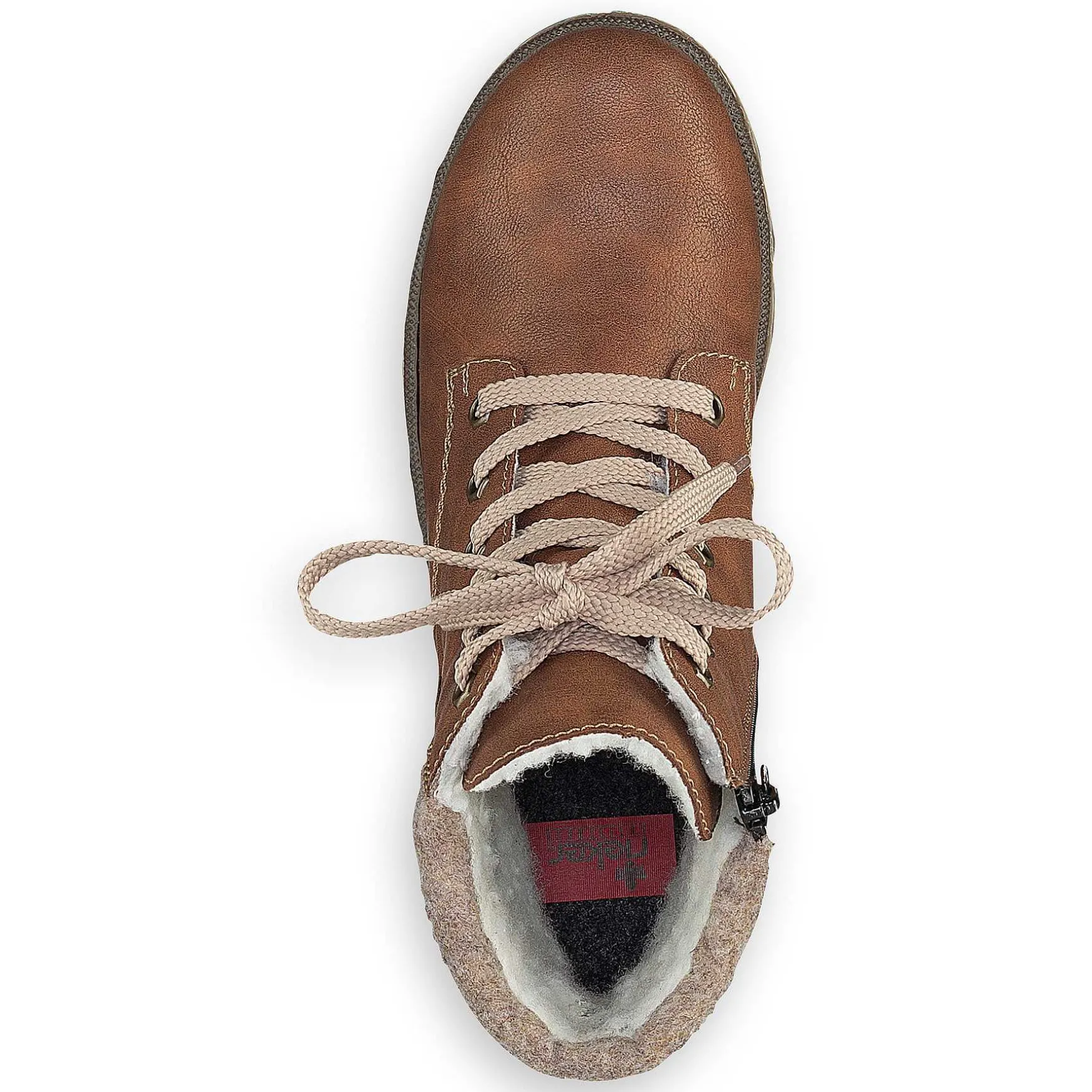 Rieker Women'S Corded Boots, Nut Brown