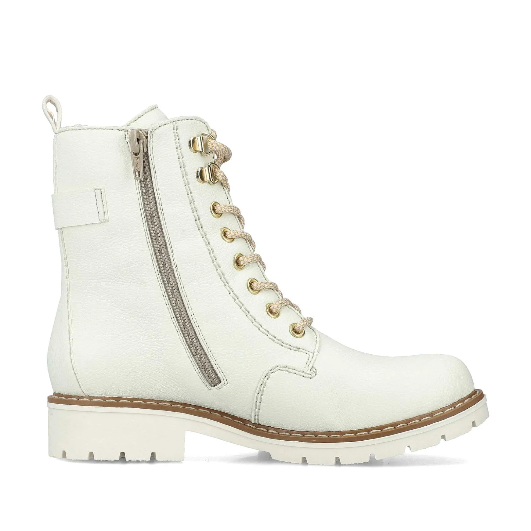 Rieker Women'S Corded Boots Pure White