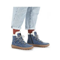 Rieker Women'S Corded Boots Sky Blue