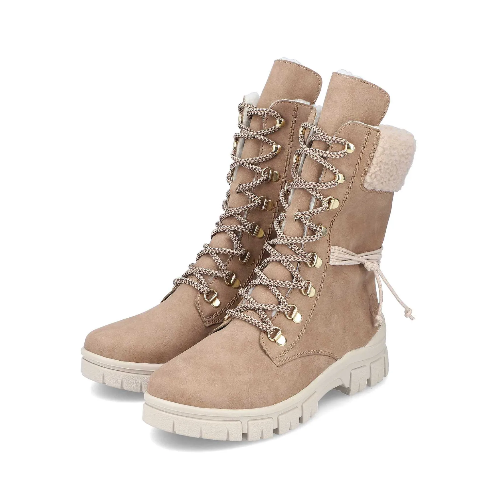 Rieker Women'S Corded Boots Noisette
