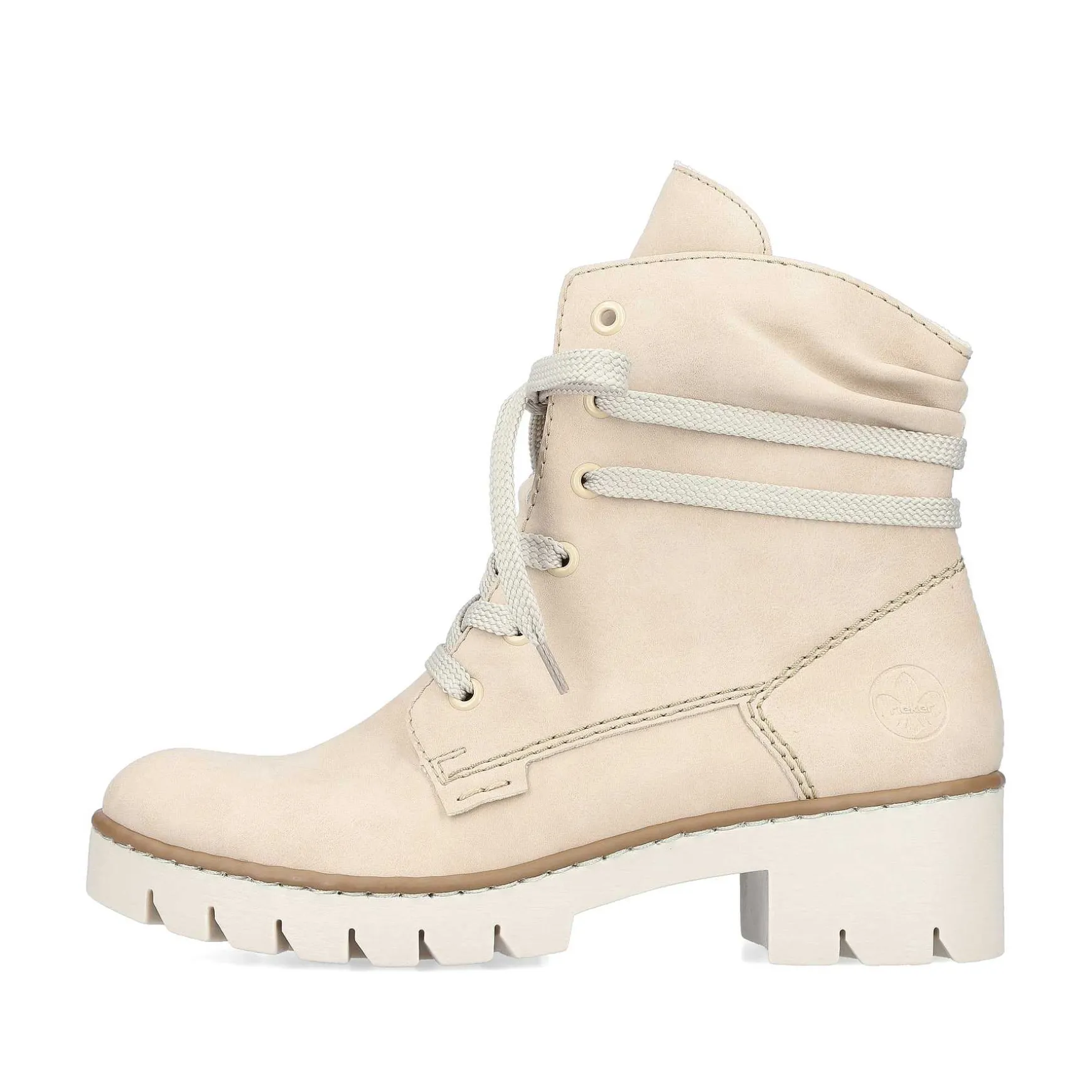 Rieker Women'S Corded Boots Light Beige
