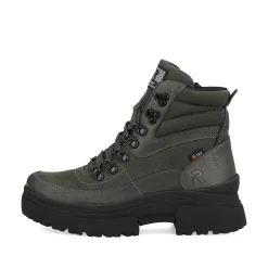 Rieker Women'S Corded Boots Army Green Black
