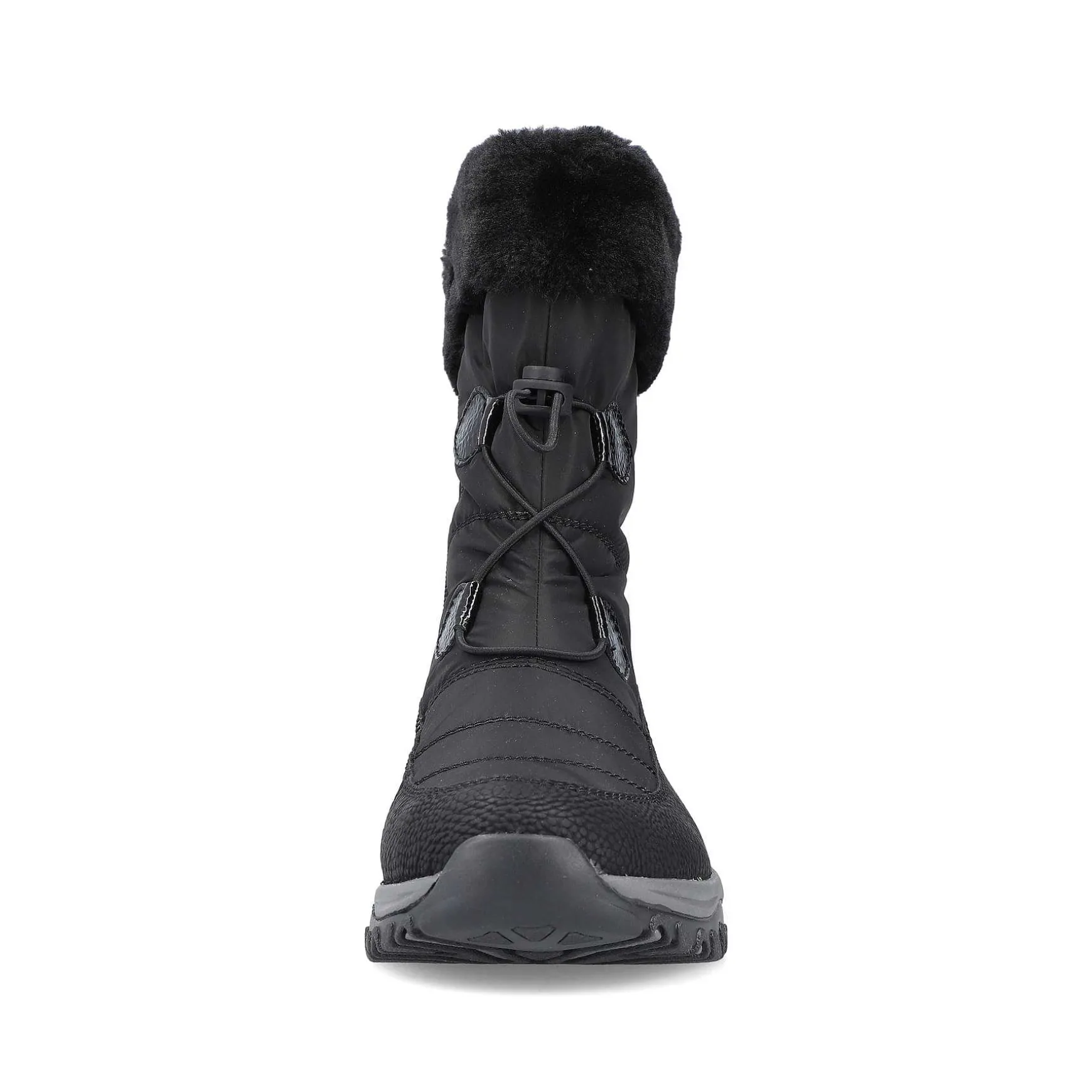 Rieker Women'S Corded Boots Night Black