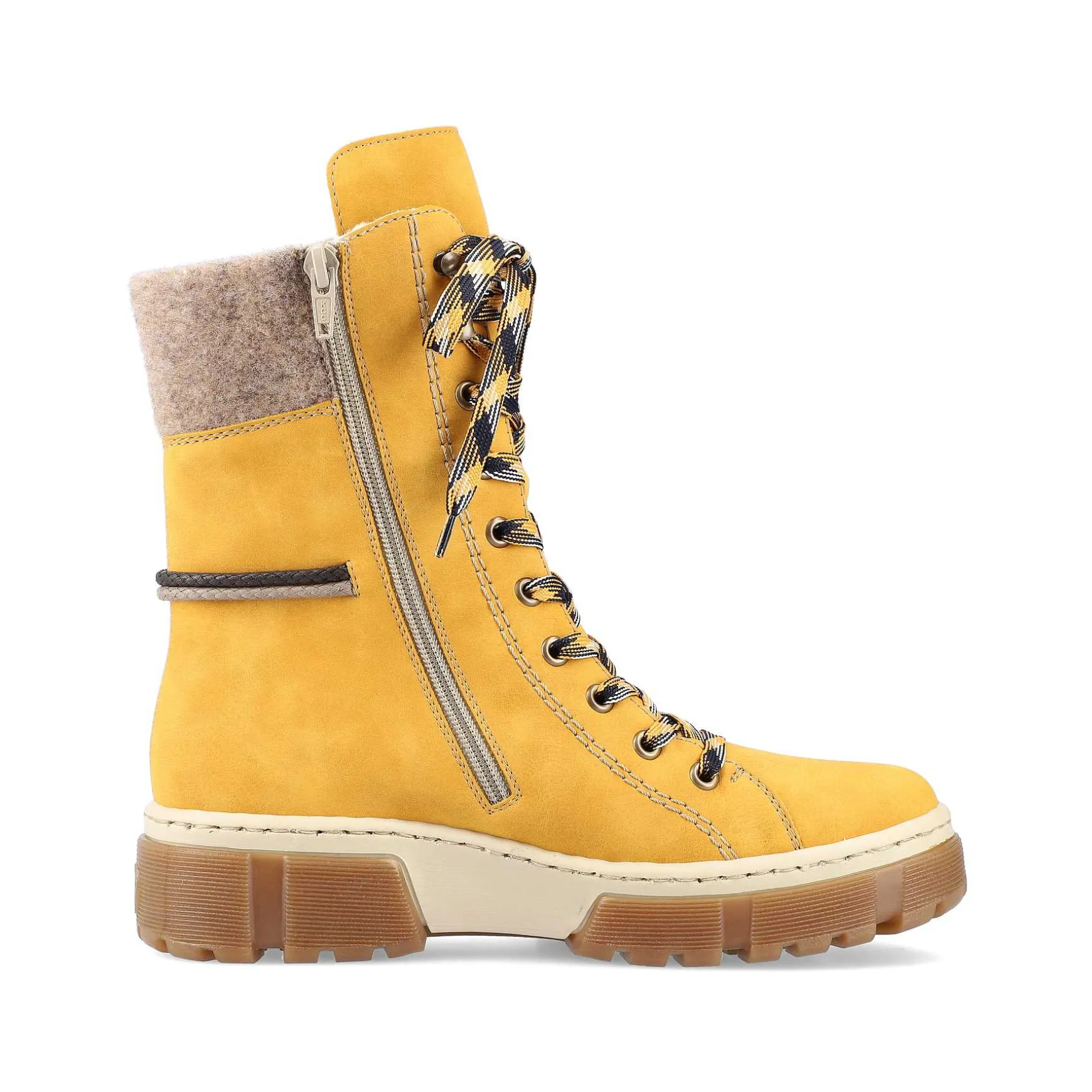 Rieker Women'S Corded Boots Sunflower Yellow