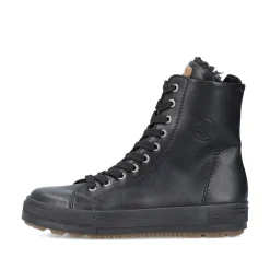 Rieker Women'S Corded Boots Deep Black