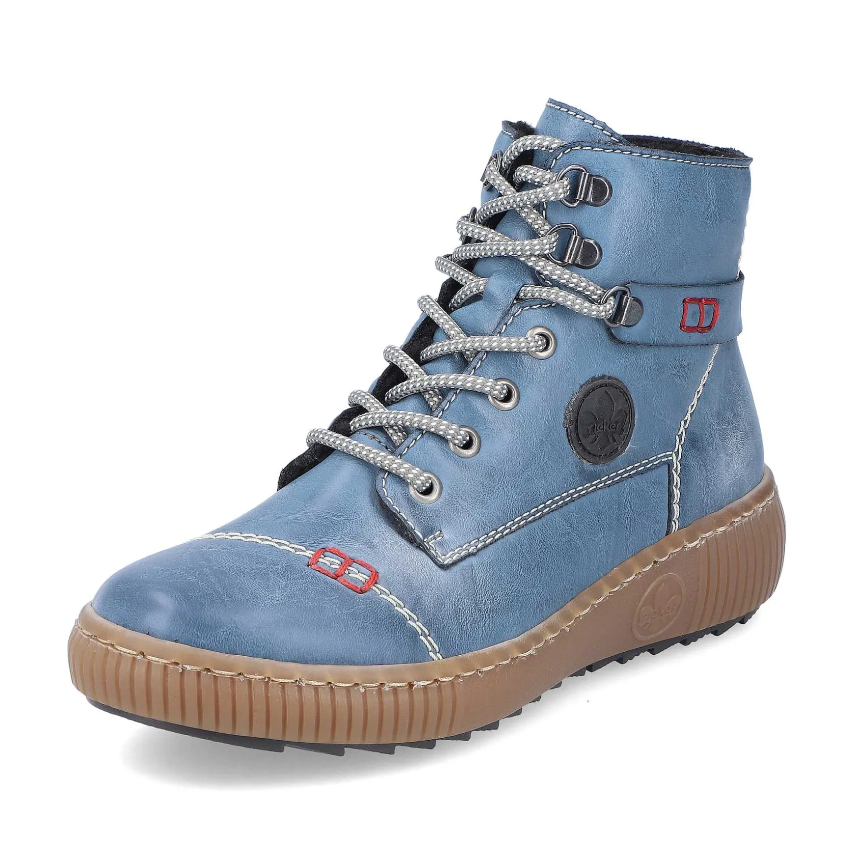 Rieker Women'S Corded Boots Sky Blue
