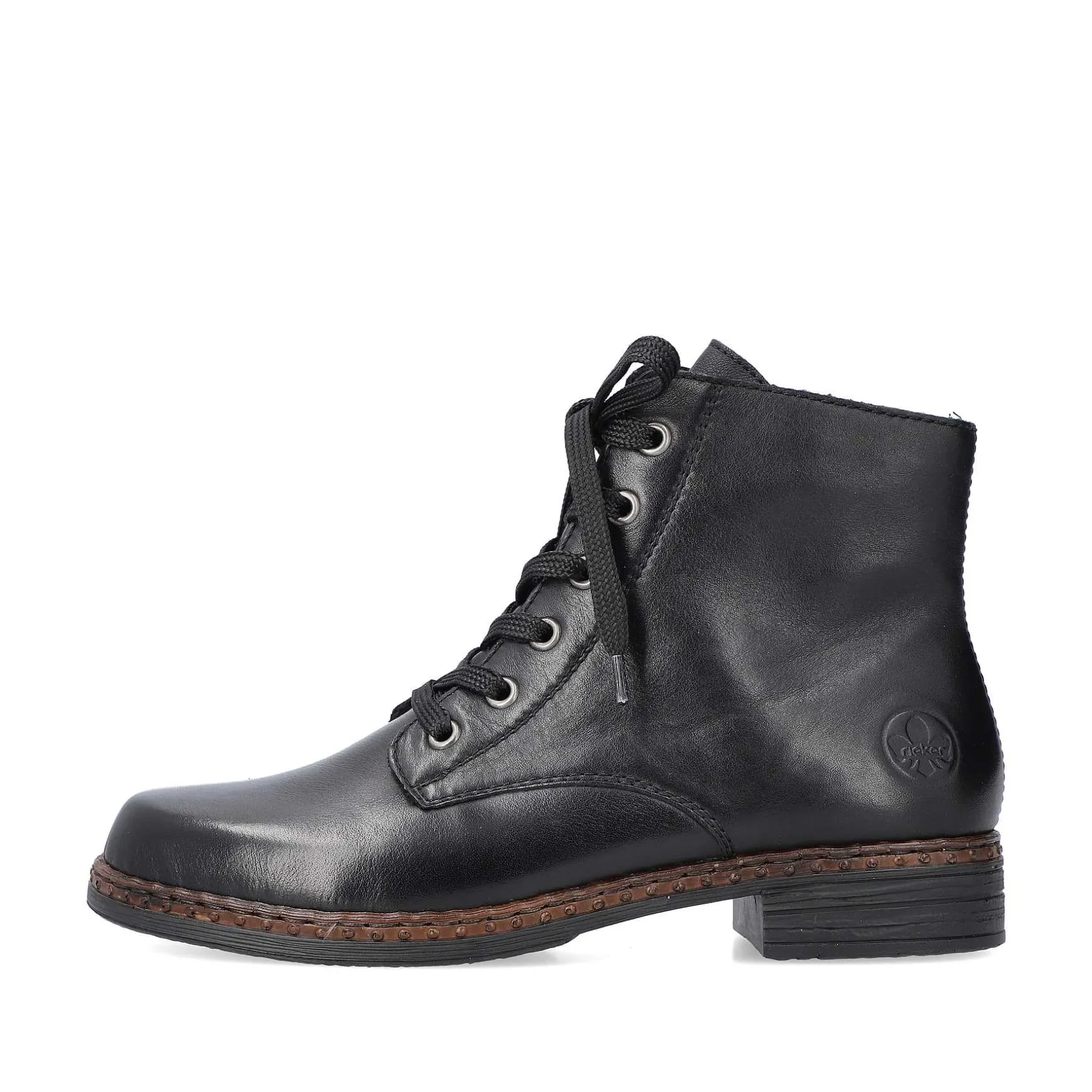 Rieker Women'S Corded Boots Night Black