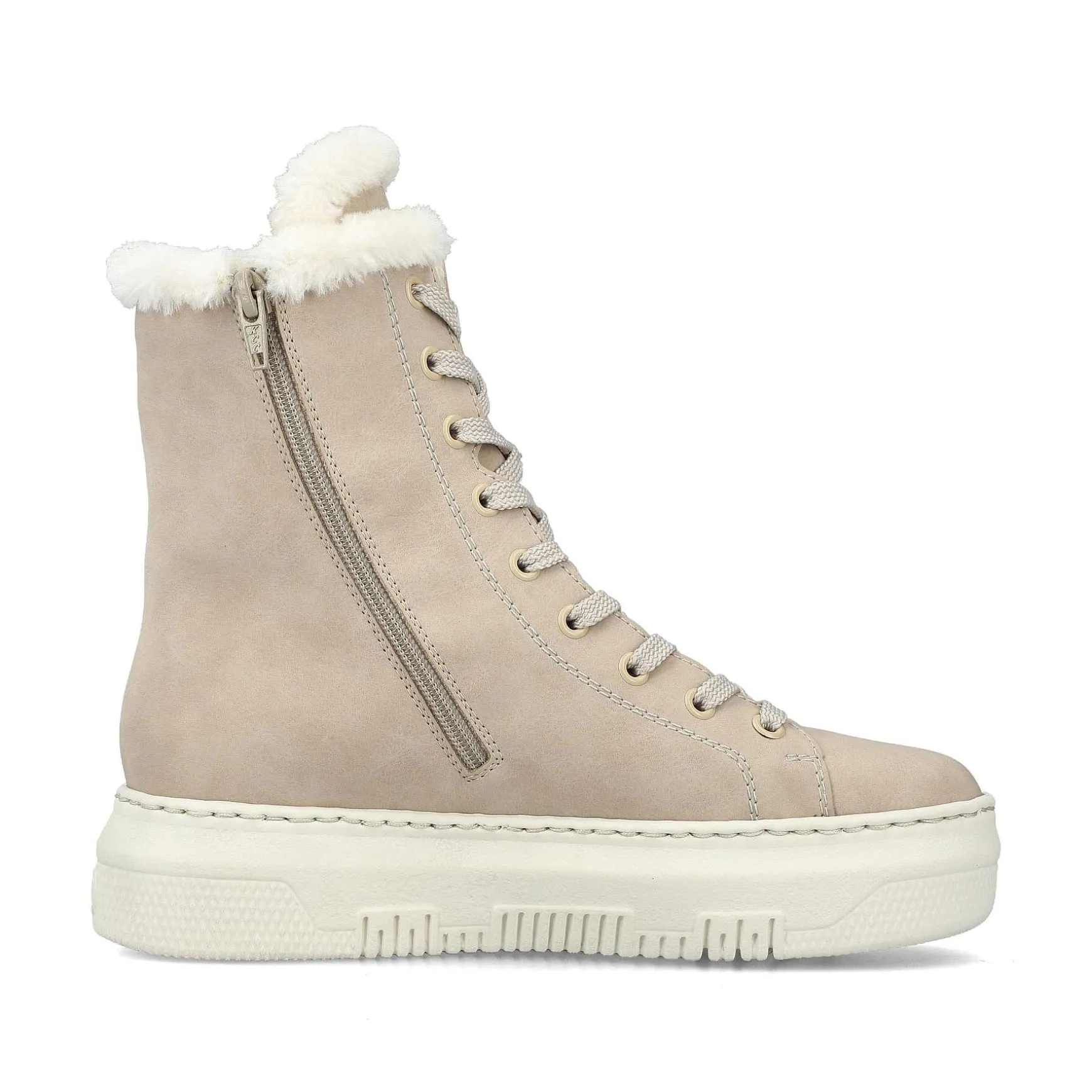 Rieker Women'S Corded Boots Champagne