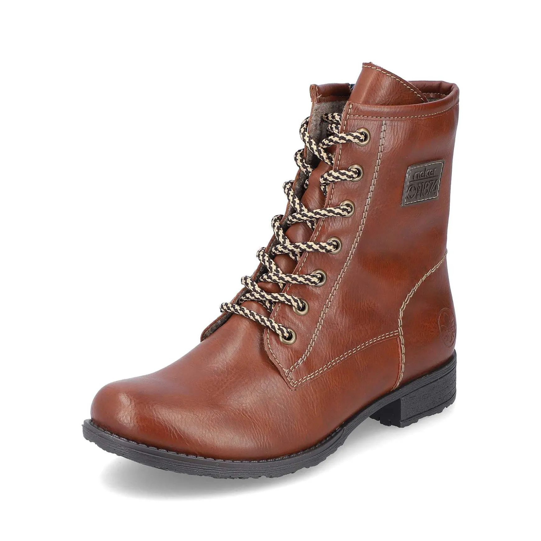 Rieker Women'S Corded Boots Fox Brown