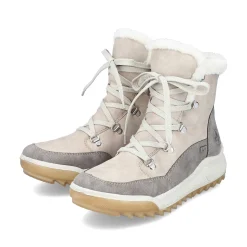 Rieker Women'S Corded Boots Light Beige
