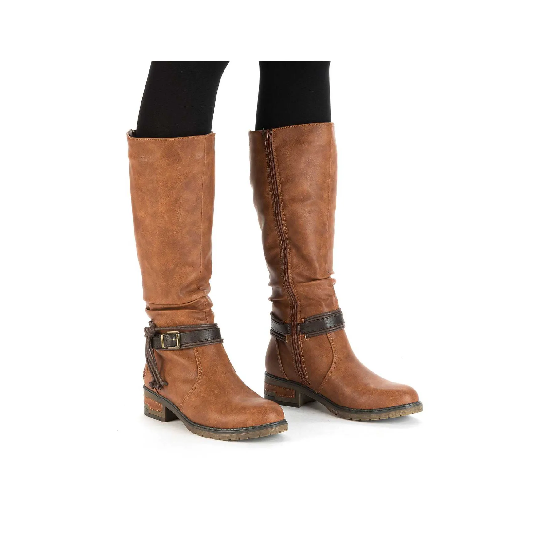 Rieker Women'S High-Shaft Boots Nougat Brown