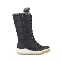 Rieker Women'S High-Shaft Boots Asphalt Black