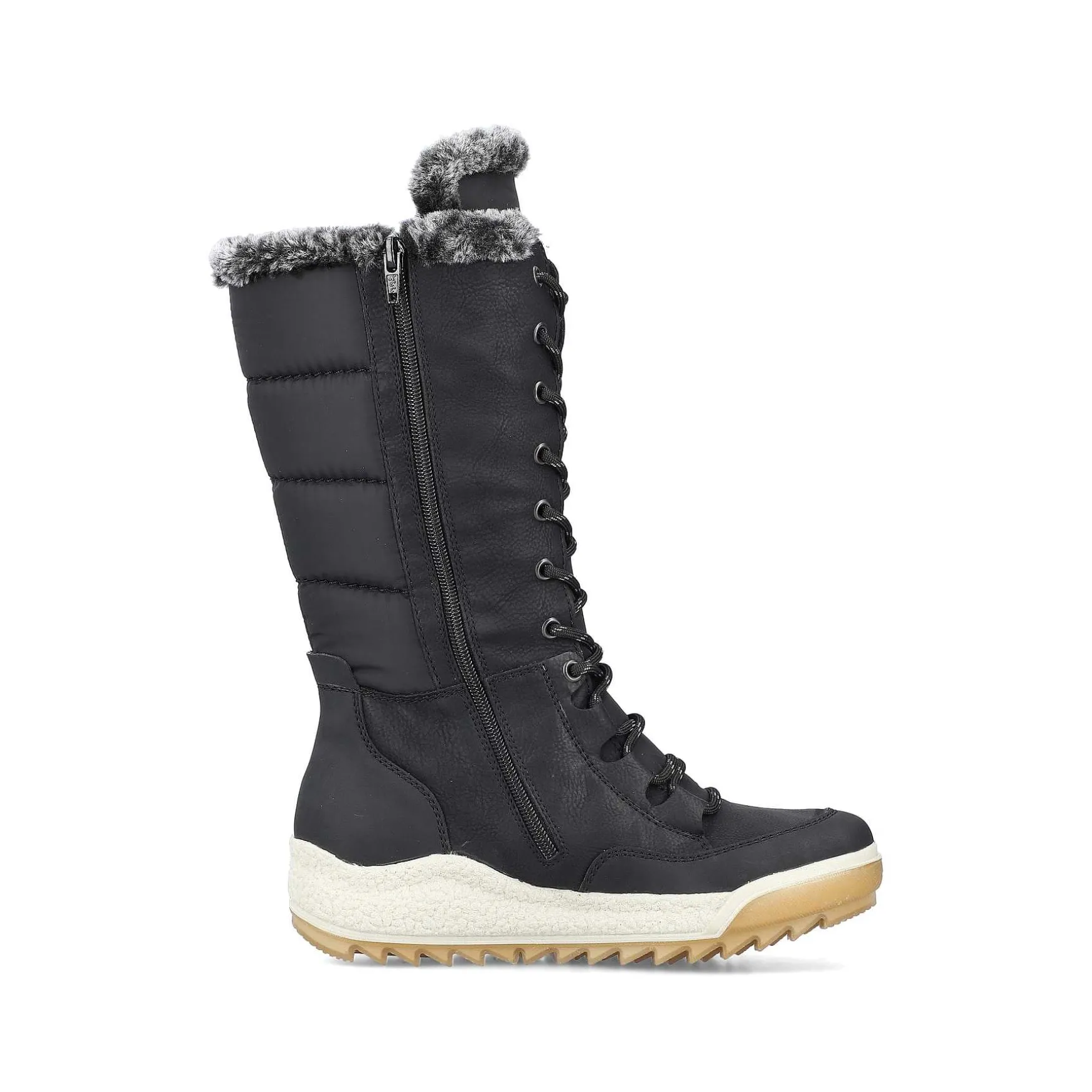 Rieker Women'S High-Shaft Boots Asphalt Black