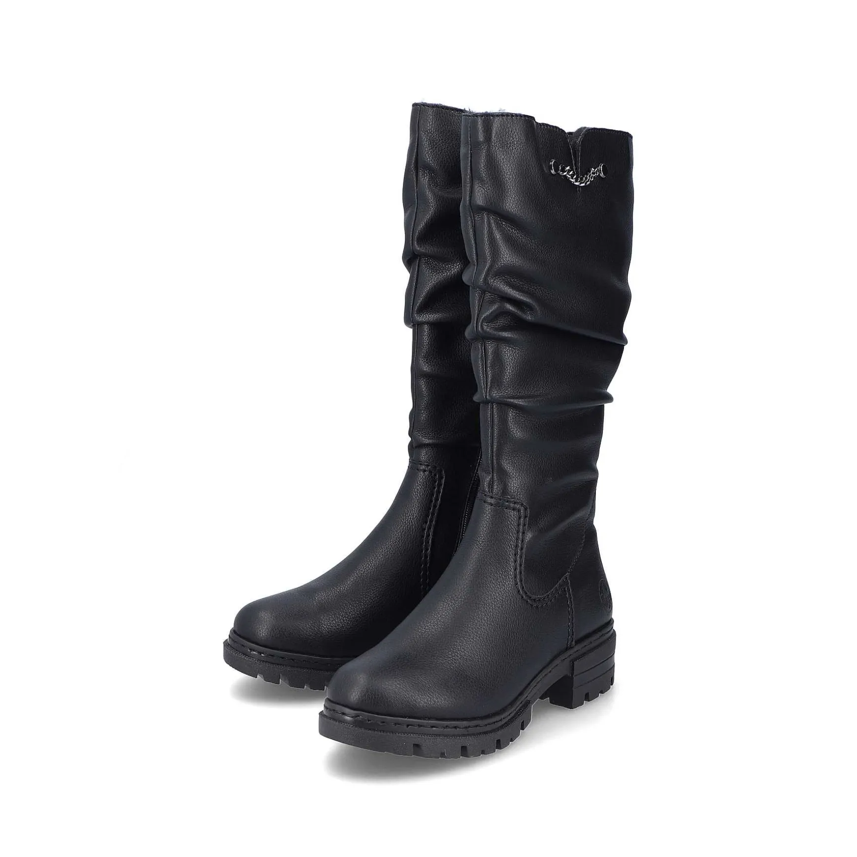 Rieker Women'S High-Shaft Boots Night Black