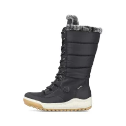 Rieker Women'S High-Shaft Boots Asphalt Black