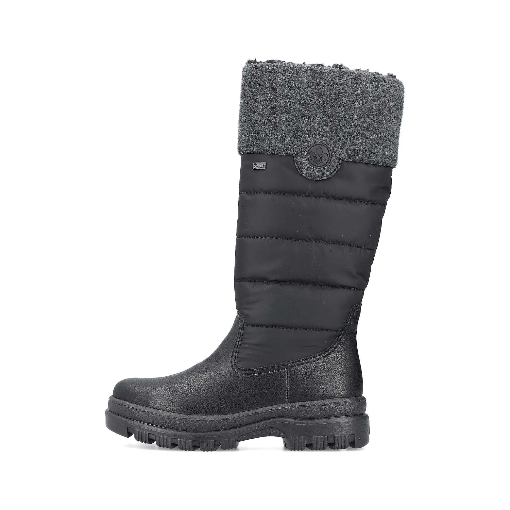 Rieker Women'S High-Shaft Boots Graphite Black