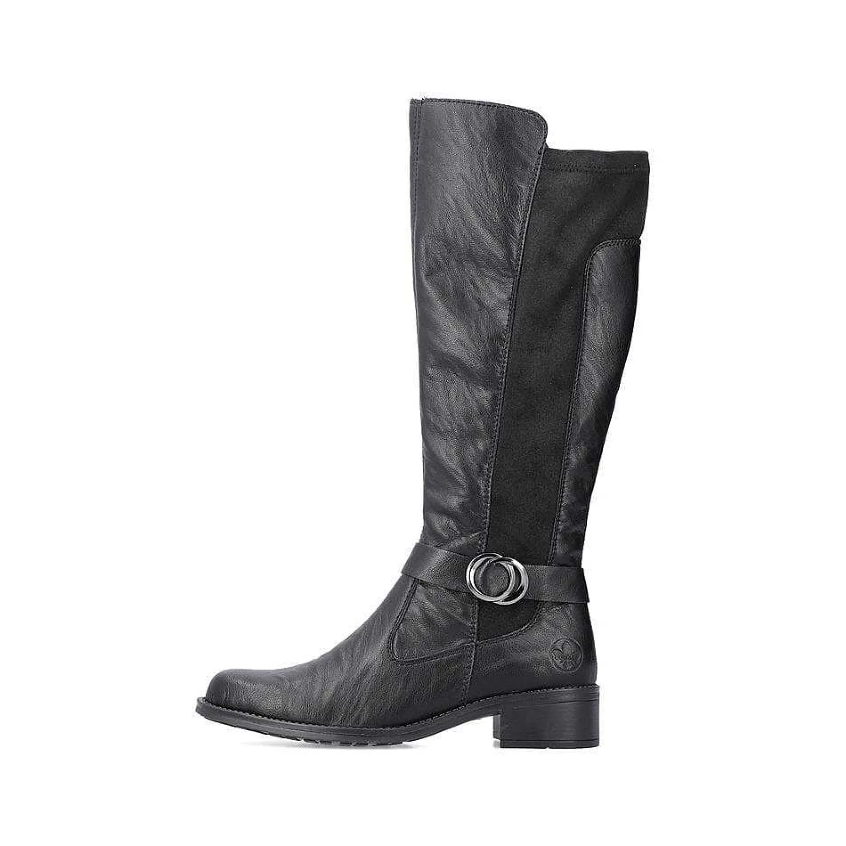Rieker Women'S High-Shaft Boots Graphite Black