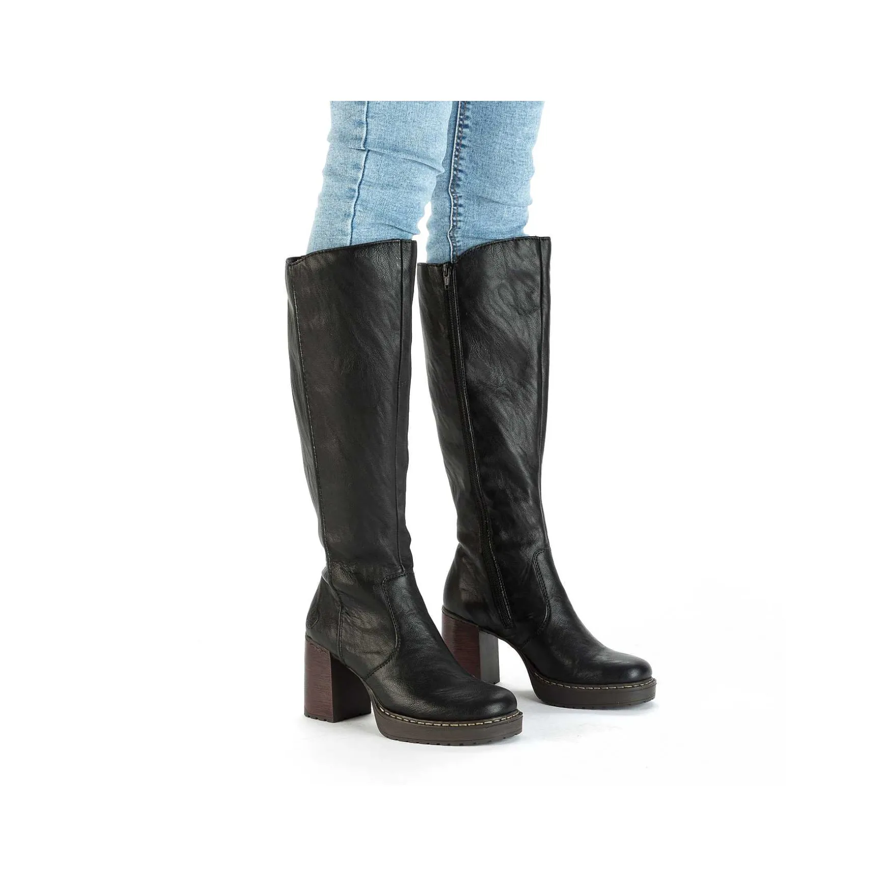 Rieker Women'S High-Shaft Boots Deep Black