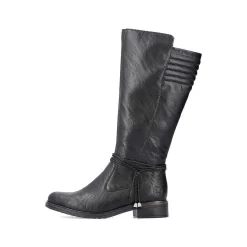 Rieker Women'S High-Shaft Boots Night Black