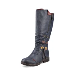 Rieker Women'S High-Shaft Boots Ocean Blue