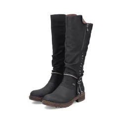 Rieker Women'S High-Shaft Boots Deep Black