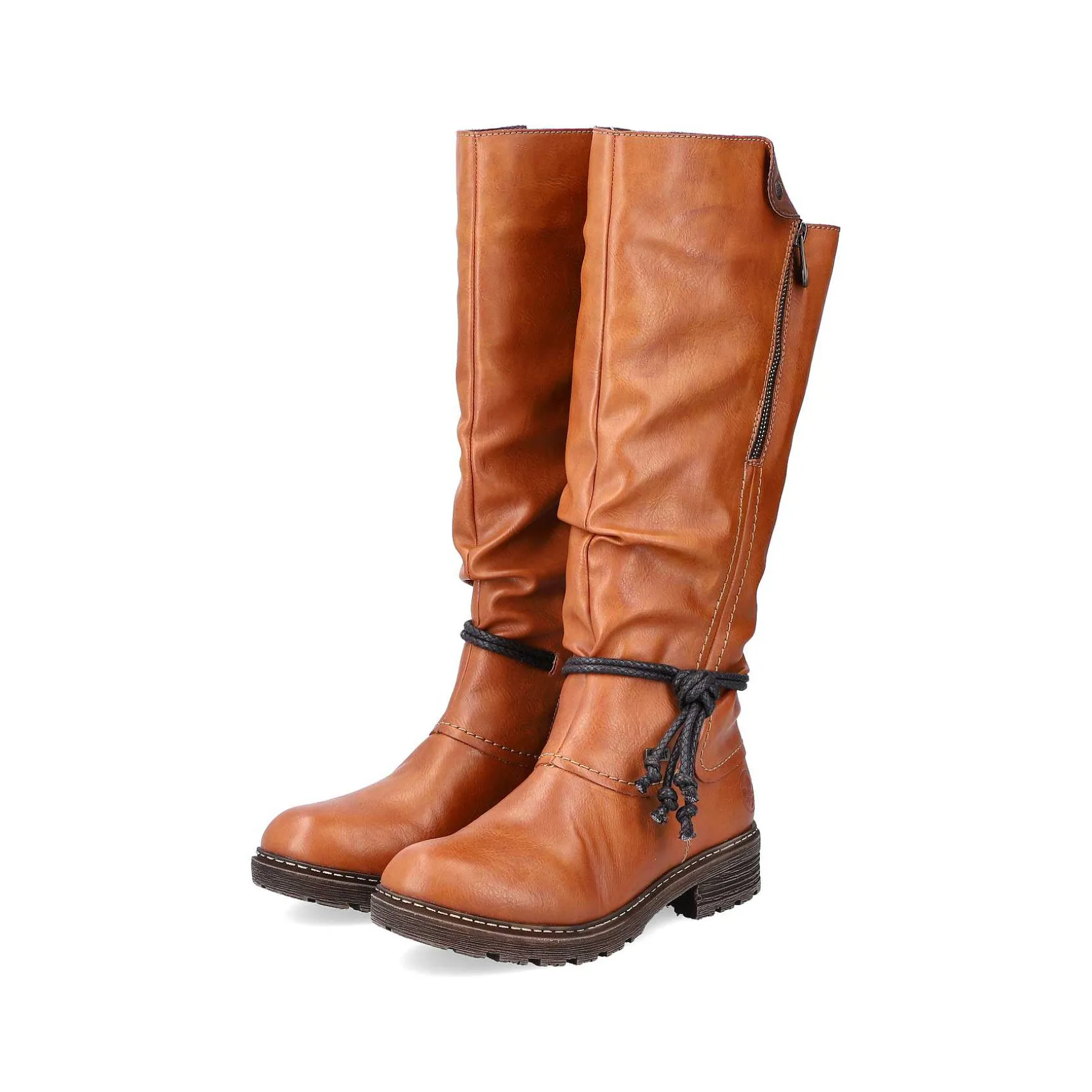 Rieker Women'S High-Shaft Boots Caramel Brown