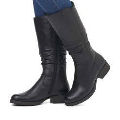 Rieker Women'S High-Shaft Boots Night Black