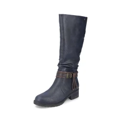 Rieker Women'S High-Shaft Boots Grey-Blue