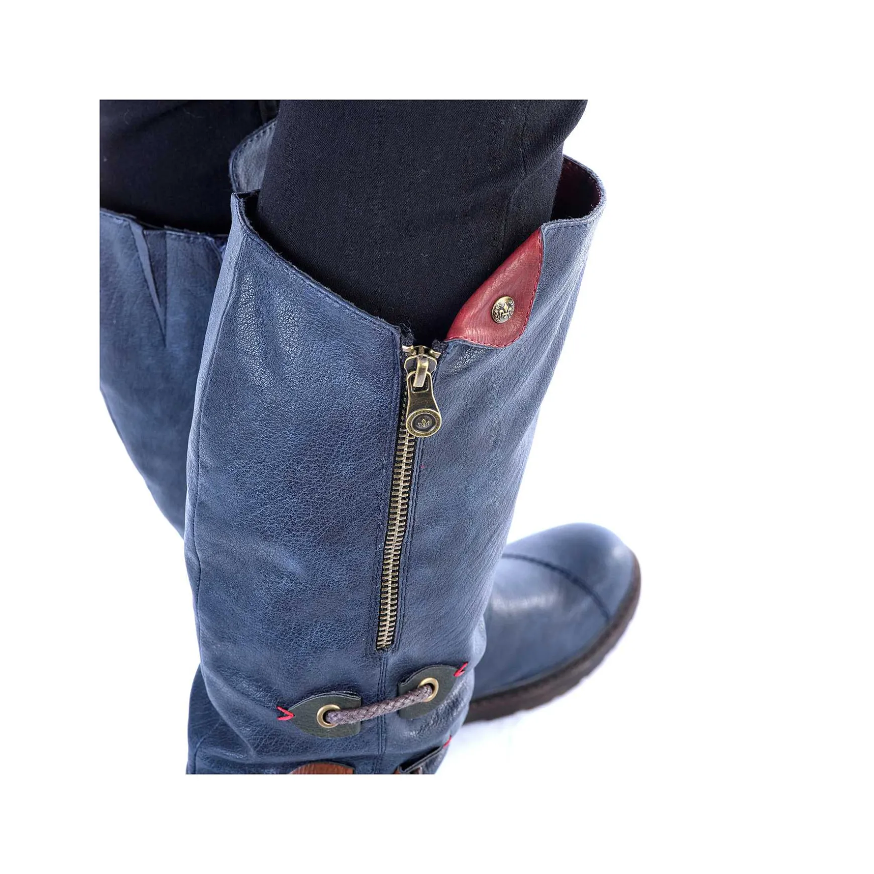 Rieker Women'S High-Shaft Boots Ocean Blue