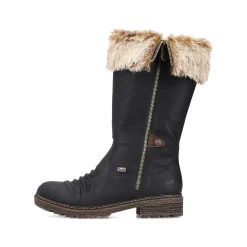 Rieker Women'S High-Shaft Boots Night Black