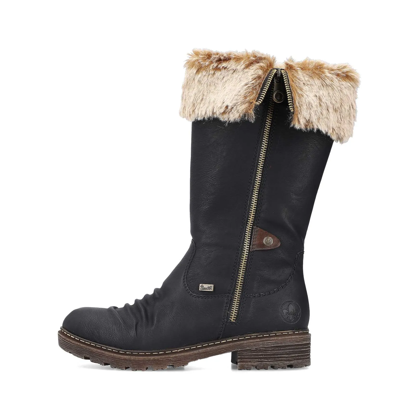 Rieker Women'S High-Shaft Boots Night Black