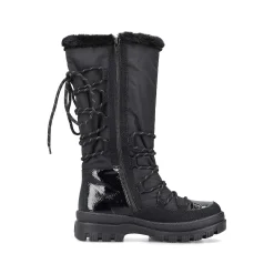 Rieker Women'S High-Shaft Boots Graphite Black