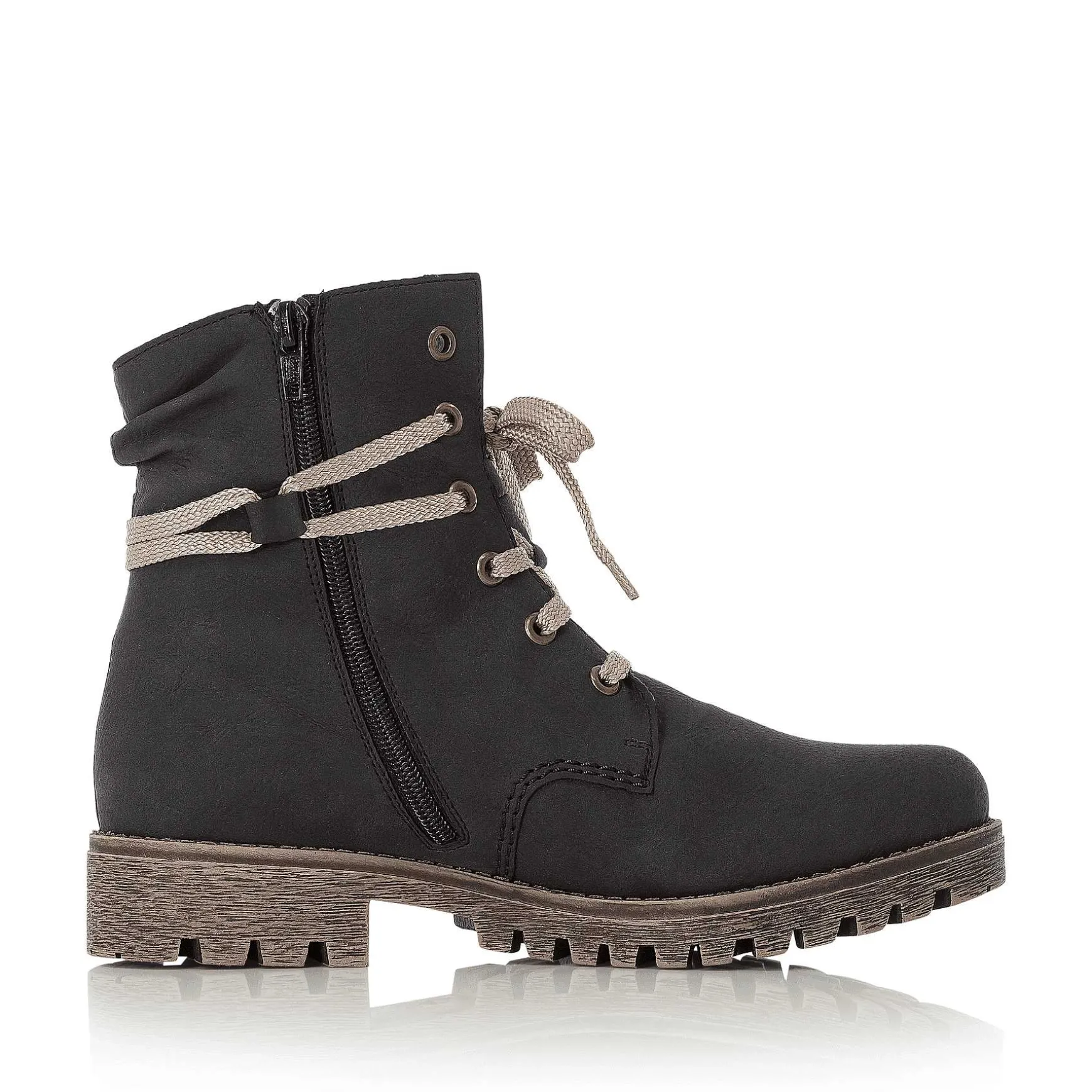 Rieker Women'S Laced Boots Ocean Blue