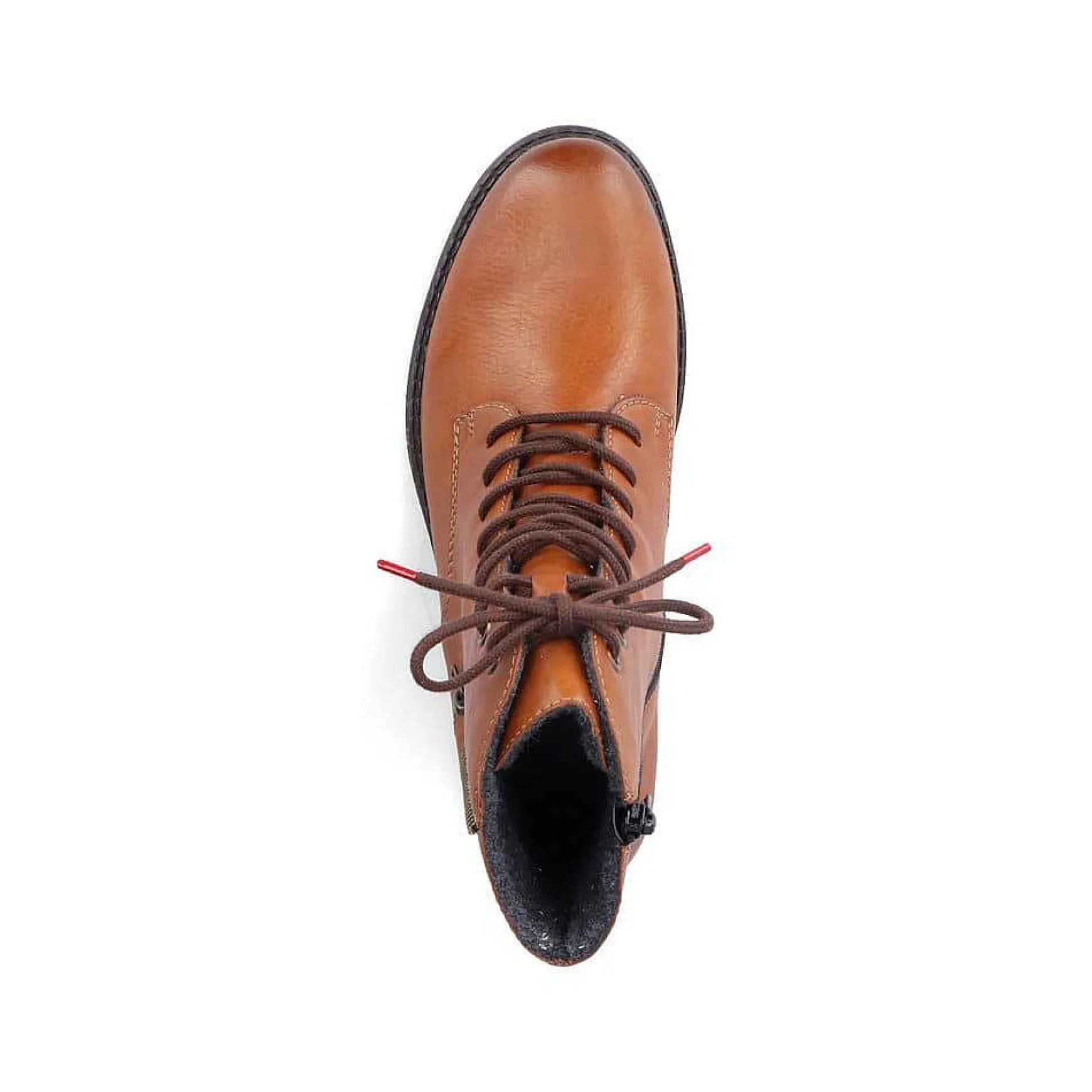 Rieker Women'S Laced Boots Caramel Brown