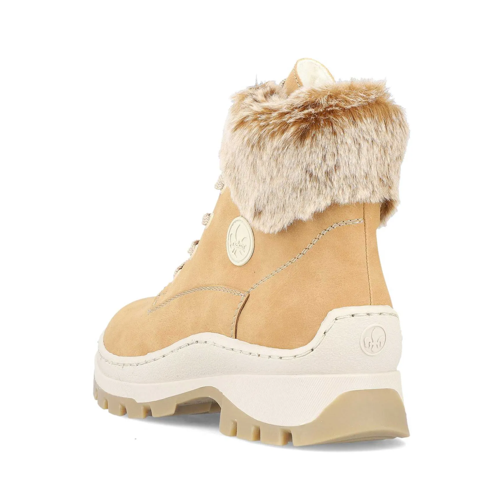 Rieker Women'S Laced Boots Caramel Brown