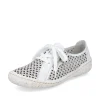 Rieker Women'S Lace-Up Shoes Pure White