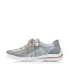 Rieker Women'S Lace-Up Shoes Sea Blue