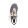 Rieker Women'S Lace-Up Shoes Blue-Gray