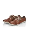 Rieker Women'S Lace-Up Shoes Chestnut Brown