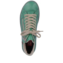 Rieker Women'S Lace-Up Shoes Emerald Green