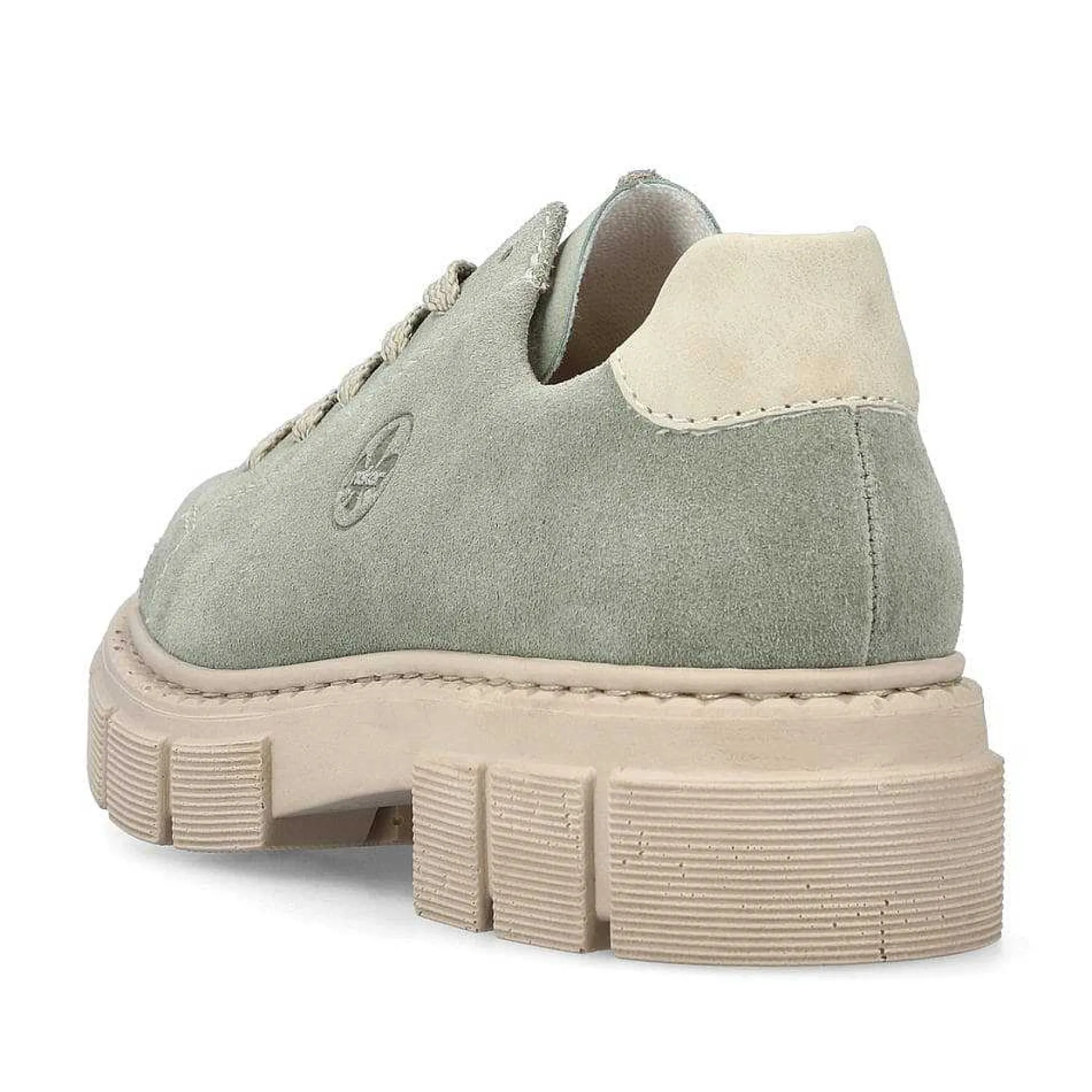 Rieker Women'S Lace-Up Shoes Mint Green