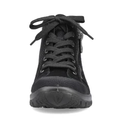 Rieker Women'S Lace-Up Shoes Graphite Black