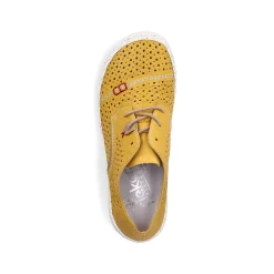 Rieker Women'S Lace-Up Shoes Sunflower Yellow