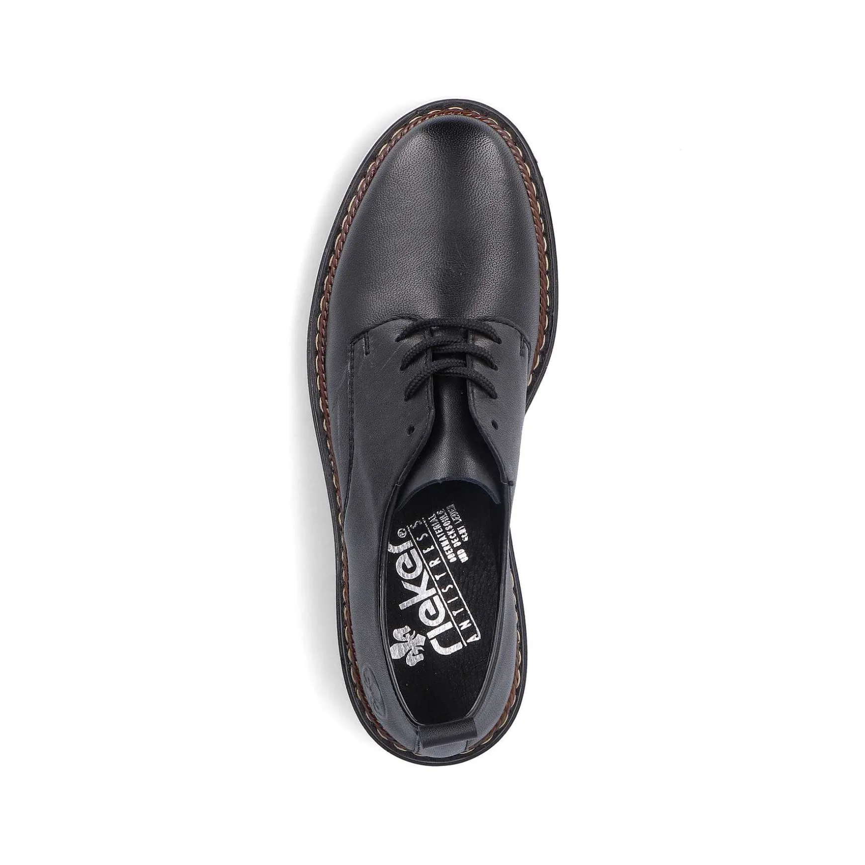Rieker Women'S Lace-Up Shoes Night Black