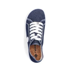 Rieker Women'S Lace-Up Shoes Navy Blue